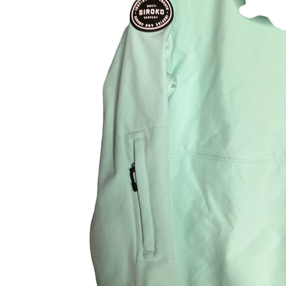 Siroko NWT W1-W ICEBERG WOMEN'S SNOWBOARD JACKET Mint Small - Picture 7 of 11